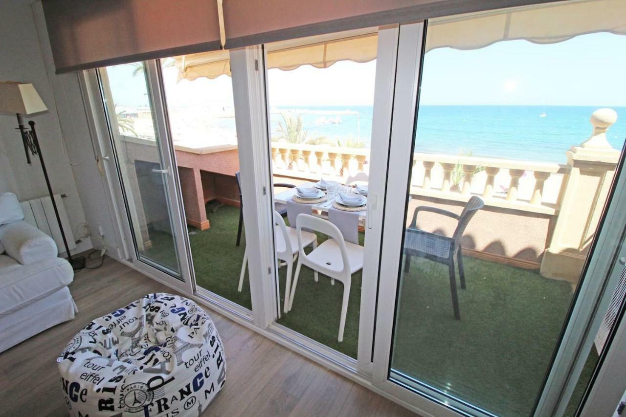 Atico Duplex De Lujo Frente Al Mar 1ª Linea Playa Apartment El Campello Bagian luar foto
